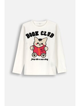 Coccodrillo Coccodrillo T-Shirt ZC4143104AGK-003 Écru Regular Fit