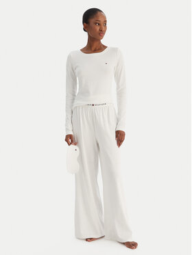 Tommy Hilfiger Tommy Hilfiger Pyjama UW0UW06157 Écru Regular Fit