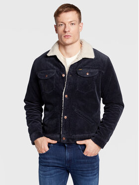 Wrangler Wrangler Giacca di transizione Sherpa W4MS88114 112320904 Blu scuro Regular Fit