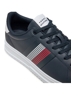 Tommy Hilfiger Tenisice Supercup Lth Seasonal FM0FM05129 Tamnoplava