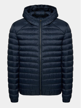 Sisley Sisley Vatovaná bunda 2BA2SN02H Tmavomodrá Slim Fit