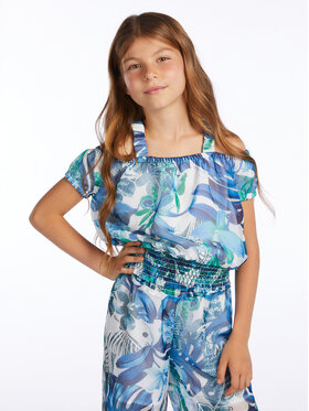 Guess Guess Blusa J3GH00 WA2T0 Blu Regular Fit