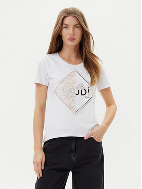 Gaudi Gaudi Tricou 511BD64039 Alb Regular Fit