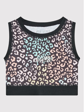 Guess Guess Топ J2YI31 MC01P Чорний Slim Fit