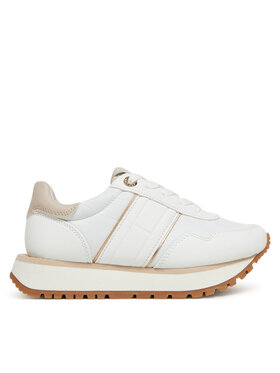 Tommy Hilfiger Tommy Hilfiger Сникърси Low Cut Lace-Up Sneaker T3A9-33758-1695 M Бял