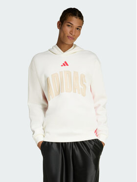 adidas adidas Bluza 161891 Biały Loose Fit