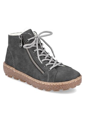 Rieker Rieker Polokozačky N1020-45 Šedá