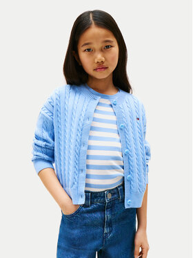 Tommy Hilfiger Tommy Hilfiger Кардиган KG0KG08546 Светлосиньо Regular Fit