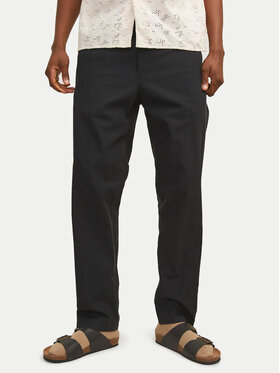 Jack&Jones Jack&Jones Παντελόνι υφασμάτινο Summer 12248606 Μαύρο Relaxed Fit