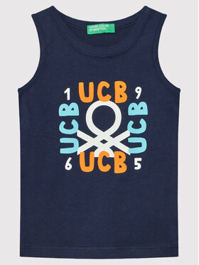 United Colors Of Benetton United Colors Of Benetton Top 3I1XGH002 Tumesinine Regular Fit