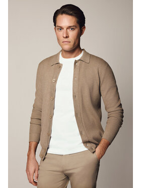 Lancerto Lancerto Kardigan Bertil SW073125000003 Beżowy Slim Fit