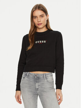 Guess Jeans Guess Jeans Sweatshirt W5RQ28 K68I4 Schwarz Regular Fit