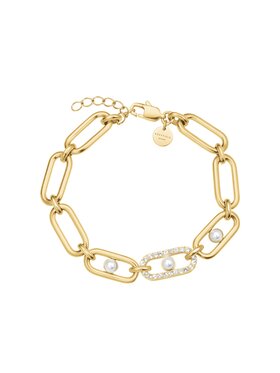 Rosefield Rosefield Bransoletka MODERN PEARL Złoty