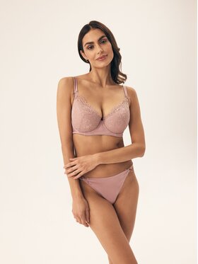 Esotiq Esotiq Biustonosz push-up 42551 Różowy