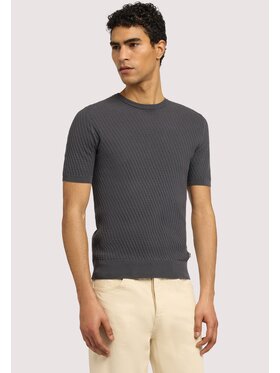 Trussardi Trussardi T-Shirt M0718000076N013 Szary Regular Fit