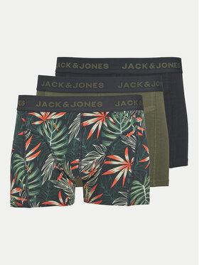 Jack&Jones Jack&Jones Súprava 3 kusov boxeriek Loui 12267052 Zelená