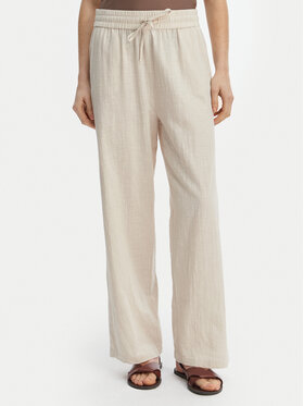 ONLY ONLY Текстилни панталони Tizana 15319090 Бежов Regular Fit