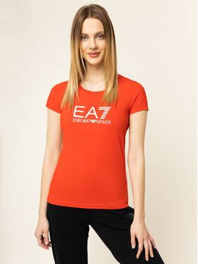 EA7 Emporio Armani EA7 Emporio Armani T-Shirt 8NTT63 TJ12Z 1457 Červená Regular Fit