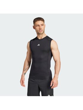 adidas adidas Koszulka techniczna 136939 Czarny Fitted Fit