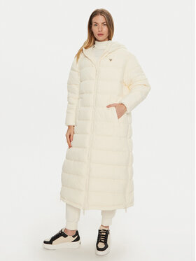 Guess Guess Kurtka zimowa V4BL04 WFYE2 Beżowy Regular Fit