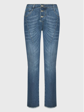 Please Please Jeans hlače P0W8BQ2I5H Modra Slim Fit