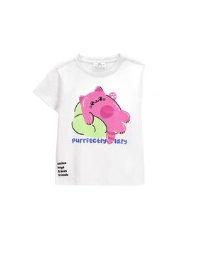 Coccodrillo Coccodrillo T-Shirt ZC6143201SGK-001 Biały Regular Fit