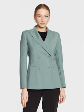 Weekend Max Mara Weekend Max Mara Sacou Nervoso 23504104 Verde Regular Fit