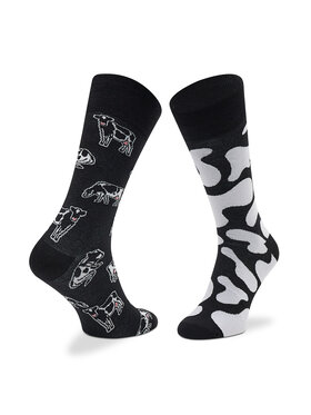Todo Socks Todo Socks Дълги чорапи unisex Wow Cow Черен