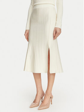 Marciano Guess Marciano Guess Spódnica midi G6YD09 Z1061 Kremowy Regular Fit