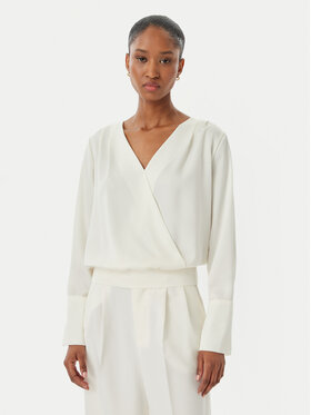 Rinascimento Rinascimento Bluza CFC0122613003 Écru Regular Fit