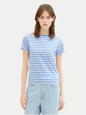 Tom Tailor Denim Tom Tailor Denim T-shirt 1035867 Plava Boxy Fit