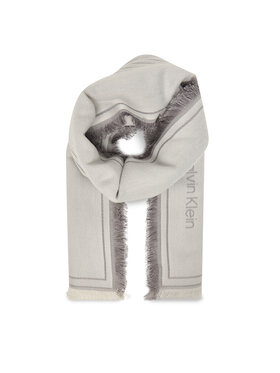 Calvin Klein Calvin Klein Chusta Emblem Graphic Lw Square Scarf LV04F8073G Szary
