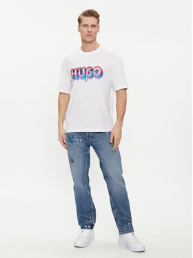 Hugo T-shirt Nillumi 50515278 Bijela Regular Fit