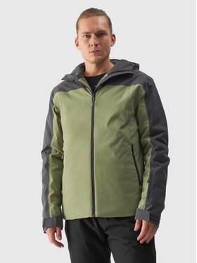 4F 4F Lyžiarska bunda 4FWAW24TTJAM579-43S Zelená Regular Fit