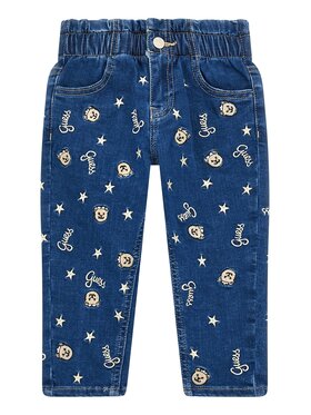 Guess Kids Guess Kids Spodnie materiałowe 168543 Niebieski Regular Fit