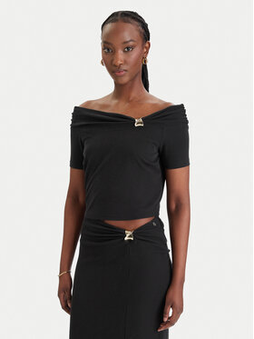 Guess Guess Bluza W6GP12 K2935 Črna Regular Fit