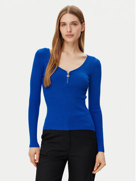 Morgan Morgan Pulover 232-MBANZA Albastru Slim Fit