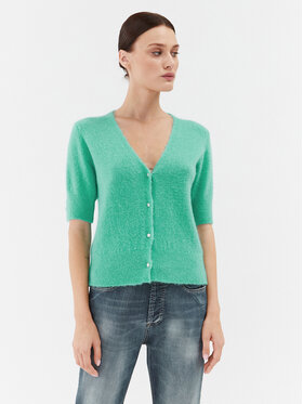 Please Please Kardiganas M734723332 Žalia Regular Fit