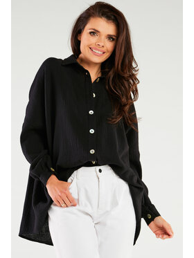 Infinite You Infinite You Koszula M264 Czarny Basic Fit