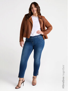 Fiorella Rubino Fiorella Rubino Jeansy P576T004812N024 Niebieski Skin Fit