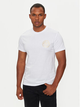 Versace Jeans Couture Versace Jeans Couture Tricou 77GAHT00 Alb Slim Fit