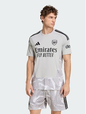 adidas adidas Koszulka techniczna 169277 Szary Slim Fit
