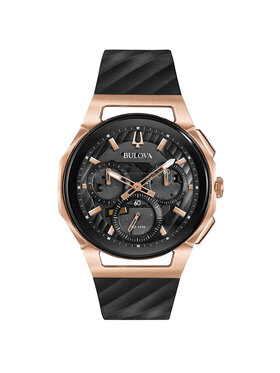 Bulova Bulova Zegarek 98A185 Czarny