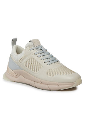 Calvin Klein Tenisice Lace Up Runner - Caged HW0HW01996 Écru