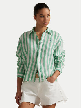 Polo Ralph Lauren Polo Ralph Lauren Marškiniai 211935130007 Žalia Relaxed Fit