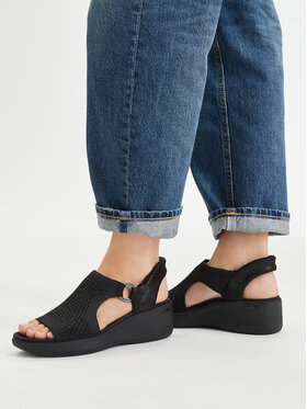 Skechers Skechers Sandały Martha Stewart: Pier-Lite - Park Path 188001/BBK Czarny