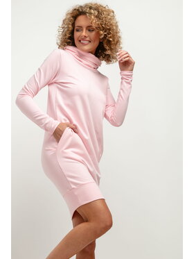 Tessita Tessita Sukienka codzienna T376 Różowy Straight Fit