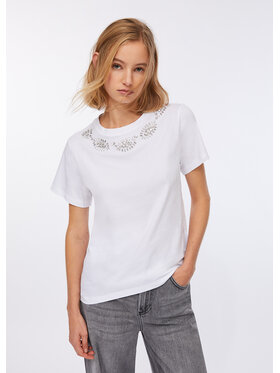 Liu Jo Liu Jo T-shirt MF5344J6308L9018 Bianco Regular Fit