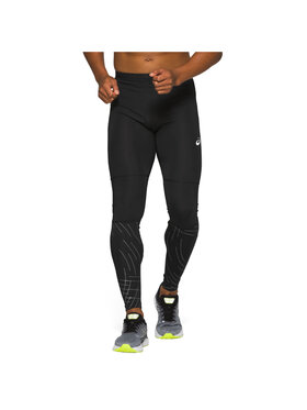 Asics Asics Legginsy ASICS Night Track Tight Czarny Slim Fit