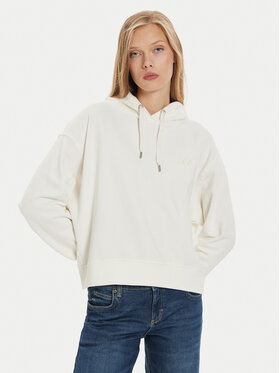 Lee Lee Pulóver Essential 112341539 Ekru Relaxed Fit